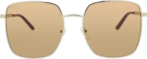 Vista 2 de Gucci Womens Light Metal Oversized Square Sunglasses