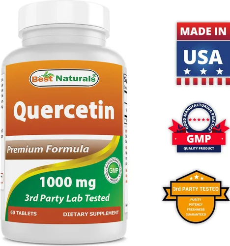 Vista 7 de Best Naturals Quercetina 1000 mg Tableta - Salud Inmune - 60