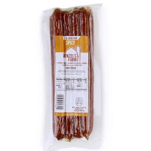Vista 9 de Wenzel's Farm Palitos de carne de res │Apoya estilos de vida activos │ Sabrosos, ahumados naturalmente │ Alto en proteínas, bajo en carbohidratos │