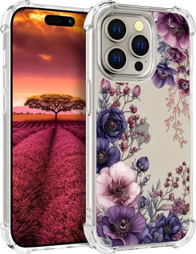 Vista 44 de Funda compatible con iPhone 15, bonita funda transparente para mujer, funda de silicona transparente para teléfono, color negro, tigre poderoso