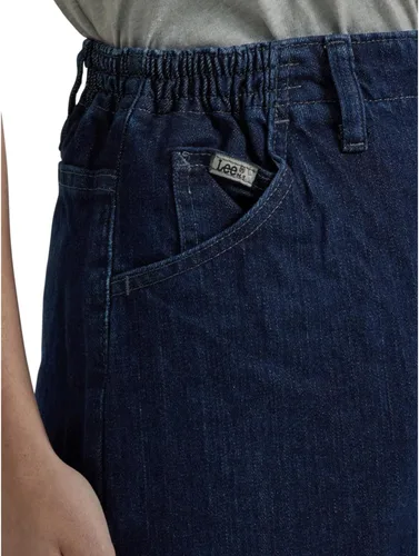 Vista 4 de Lee Jeans elásticos laterales de ajuste relajado para mujer