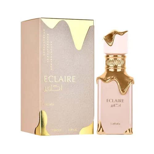 Vista 2 de Lattafa Eclair - Vainilla, Caramelo, Dulce, Floral - Eau de Parfum Fragancia de Larga Duración para Mujeres, 3.40 Onzas / 100 ml Fragancia