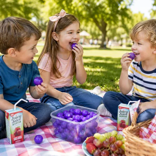 Vista 5 de Fruidles Bolas de goma con sabor a frutas, golosinas de bufé de dulces, recambios de tamaño de máquina, certificado Kosher Parve, 1 pulgada