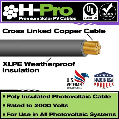 Vista 5 de Cables solares fotovoltaicos prémium de 10 pies 10 AWG con conectores macho y hembra, 7 hebras de cobre/2000 voltios, doble aislamiento y resistente