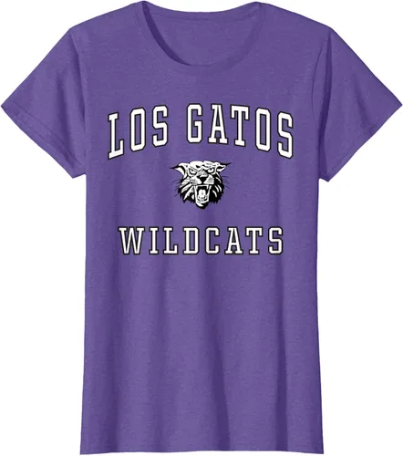 Vista 25 de Camiseta de Los Gatos de la escuela secundaria de Wildcats C1