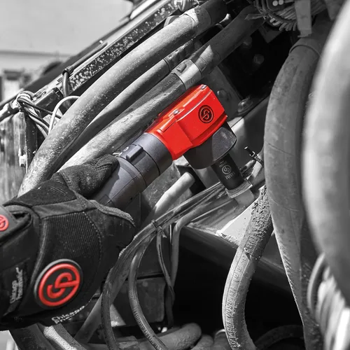 Vista 6 de Chicago Pneumatic CP7737 Llave de impacto angular de 1/2 pulgada, martillo único, accionamiento directo, par máximo de 221 ft.lb, 9000 RPM