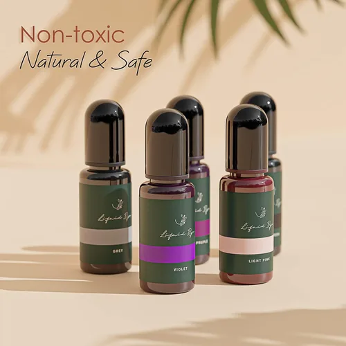 Vista 5 de Título: Hearth & Harbor - Tinte líquido para velas para cera de soja, 16 vibrantes tintes de color de vela para hacer velas, tinte de cera de vela