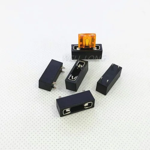 Vista 3 de 20 unids/lote PCB Montaje en Panel Bloques de Seguro Terminales de Seguridad Micro Mini Mediano Pequeño Universal Portafusibles de Coche