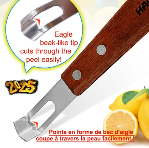 Vista 9 de Lemon Zester & Channel Knife 2Tools para cócteles con caja
