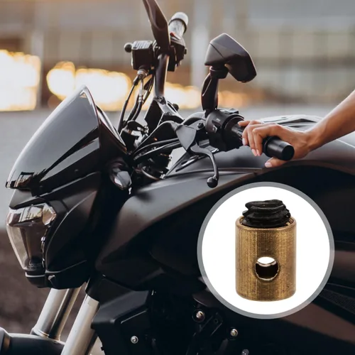 Vista 8 de Cabilock Kit de abrazadera de núcleo de embrague, 20 pezones de cable de acelerador de metal, ajuste universal para motocicleta y scooter
