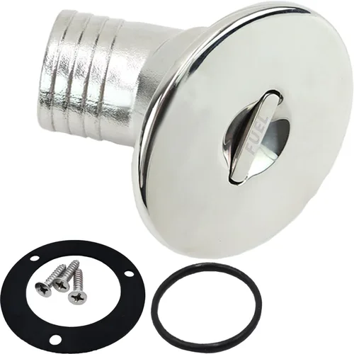 Vista 12 de SHENGHUISS Boat Water/Diesel/Gas/Fuel Deck Fill/Filler 1-1/2 Inch(38mm) with Keyless Cap 316 Stainless Steel Boat Deck Hardware for Boat, Yacht
