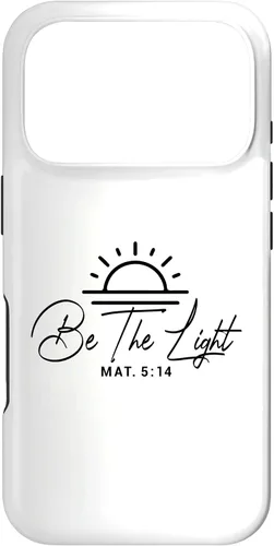 Vista 30 de Dichos cristianos y versos de la Biblia Mateo 5,14 Funda para iPhone 16