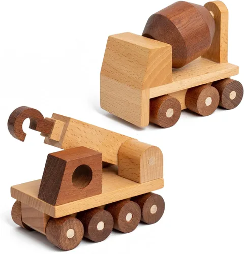 Vista 13 de Coches de construcción de juguete de madera, 3+