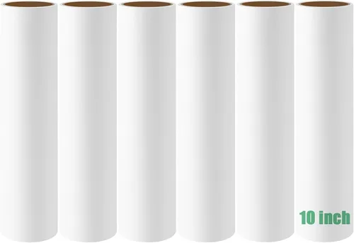 Vista 9 de Rodillo de pelusa de 4 pulgadas compatible con Evercare PetLovers - Rodillo de pelusa extra pegajoso, paquete de 6 repuestos, solo 60 hojas por