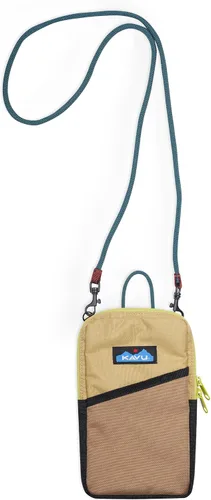 Vista 5 de KAVU Essential Case - Cartera cruzada con cremallera y correa de cuerda Cielo Oscuro Ikat