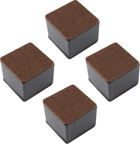 Vista 9 de Elevador de muebles autoadhesivo de 0.65 pulgadas, almohadillas suaves para patas de muebles, mesa de cama redonda, elevador de cama, añade 0.65