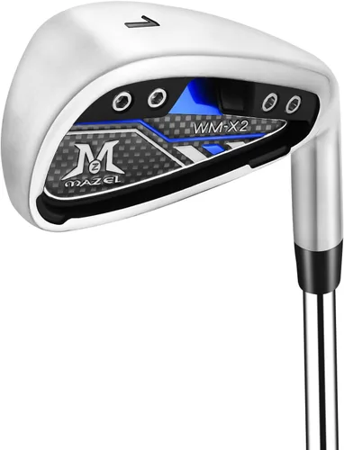 Vista 10 de MAZEL WM-X1/2 Hierros individuales para palos de golf para hombres 1,2,3,4,5,6,7,8,9, Pitching Wedge, Approach Wedge, Sand Wedge con ejes