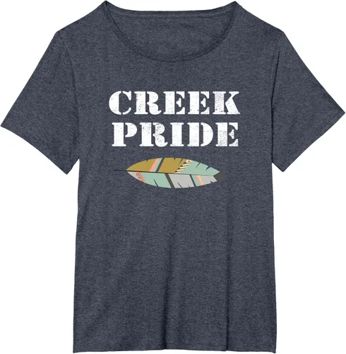 Vista 74 de Creek Native American Pride - Camiseta, Negro, S