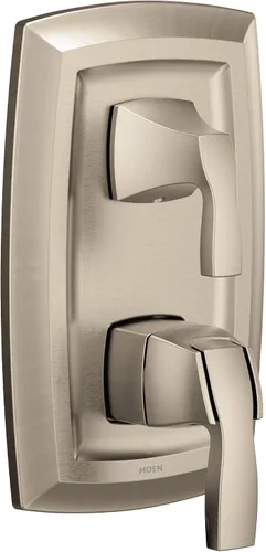 Vista 6 de Moen UT3611NL Voss M-CORE 3-Series Kit de molduras para ducha de 2 manijas con válvula de transferencia integrada, se requiere válvula, de níquel
