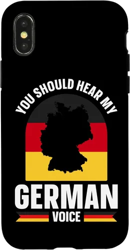 Vista 5 de Funda para iPhone 12 mini You Should Hear My German Voice Scream Teacher Alemania
