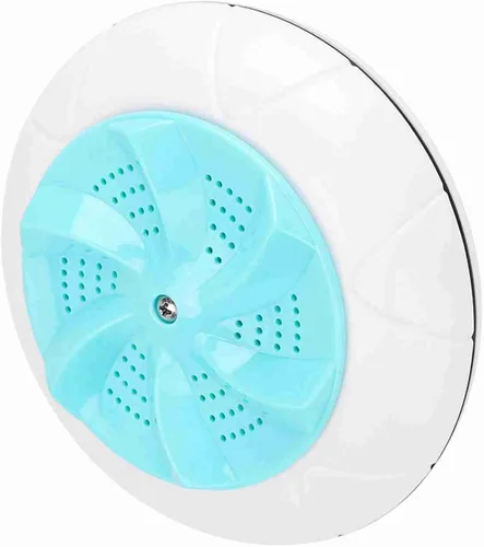 Vista 7 de Mini lavadora portátil Turbo para viajes de lavandería doméstica (verde)