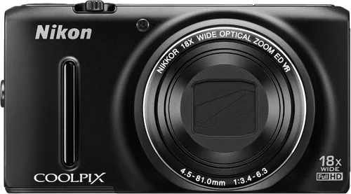 Vista 8 de Número 18,110,000 Pixeles Negro Mate s9400bk cámara digital Nikon Coolpix S9400 Zoom óptico de 18 x eficaz de Pixels – Versión Internacional