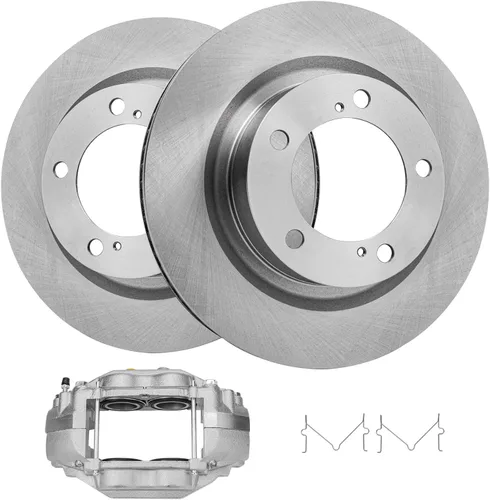 Vista 12 de Detroit Axle - Kit de freno delantero para Mazda 3 2004-2013, Mazda 5 2006-2015, 2010-2013 3 Sport, 2011 2012 Rotores de frenos y pastillas de freno