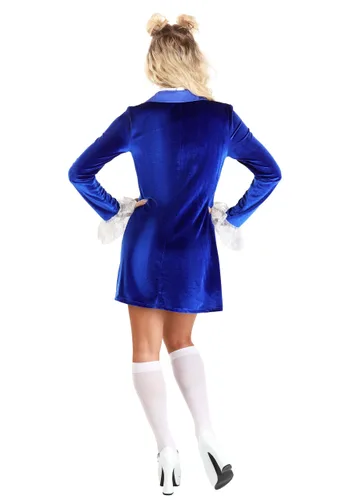 Vista 4 de Disfraz de mujer de los años 60 estilo swinger Multicolor