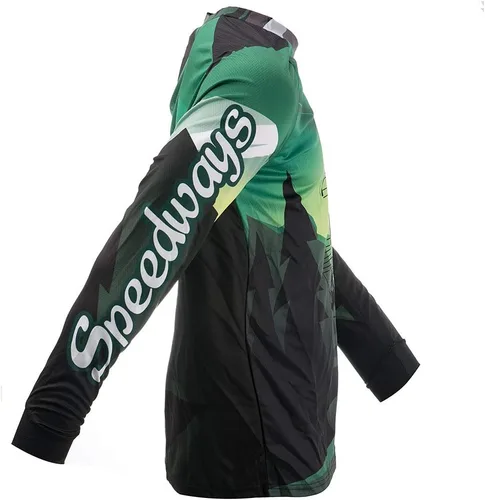 Vista 4 de JPOJPO Camiseta de ciclismo para hombre, camiseta de manga larga, para bicicleta de montaña, motocicleta, ropa anti-UV