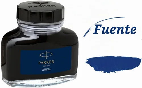 Vista 6 de Botella de tinta permanente Parker Quink de 2 fl oz, Azul azul