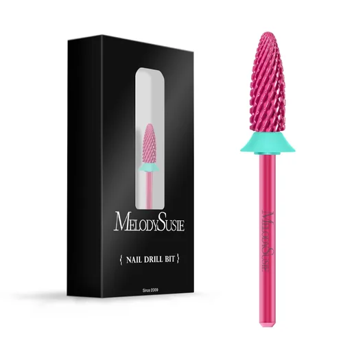 Vista 10 de MelodySusie Brocas largas para uñas con llama, brocas de tungsteno de carburo de 3/32 pulgadas, adecuadas para manicura, pedicura, cutícula, esmalte