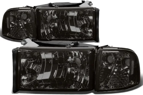 Vista 5 de DNA MOTORING HL-OH-DR944P-BK-AM Montaje para luz delantera, para el lado del piloto y del acompañante, color negro/ámbar