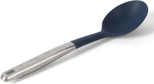 Vista 20 de Calphalon Cuchara de cocina Prime, cuchara de cocina con cabeza de silicona y mango de acero inoxidable, resistente al calor, cuchara antiadherente