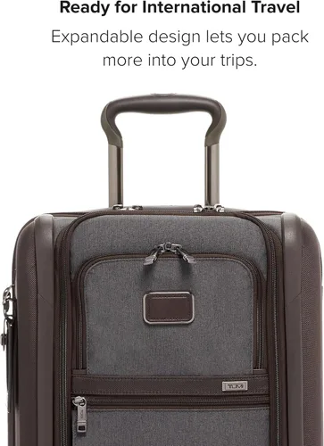 Vista 5 de TUMI - Alpha International Equipaje de mano con 4 ruedas de doble acceso - Con puerto USB integrado y bloqueo TSA integrado - Maleta con ruedas