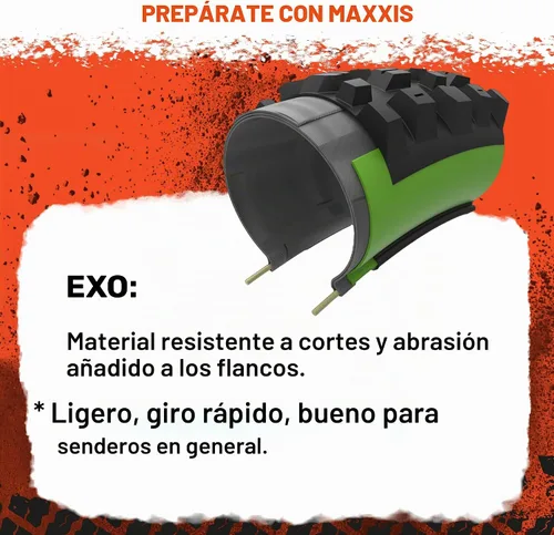 Vista 5 de Maxxis Minion DHR II Dual Compound Mountain Bike Tire