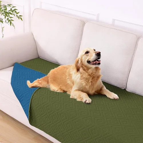 Vista 119 de hyha Manta impermeable para perros, funda suave para cama de perro, mantas para mascotas, funda impermeable para sofá y sillón para perros lavable