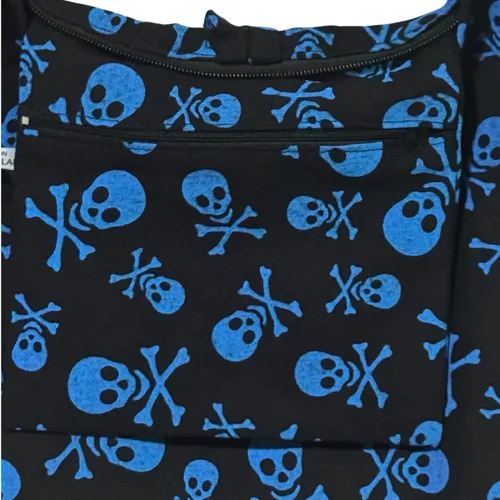Vista 5 de Bolso cruzado estilo bohemio bohemio estilo hobo hippie gótico de 33 pulgadas, color negro