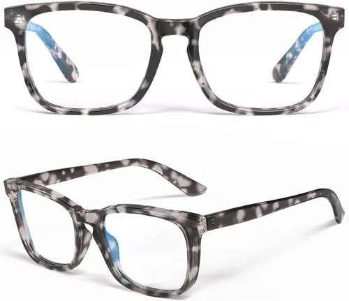 Vista 3 de Square Blue Light Glasses for Women Men Clear Frame Computer Lightweight Anti Eyestrain UV400 Scratch-Resistant 2-Pack 4-Pack Gift-Ready Set VITA