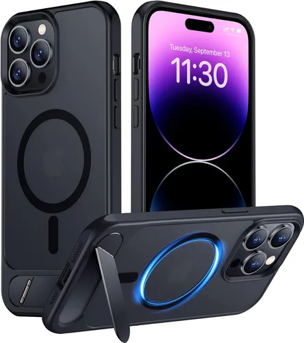 Vista 262 de Funda para iPhone 11 con compatibilidad magnética, [Soporte invisible incorporado][Compatible con MagSafe]