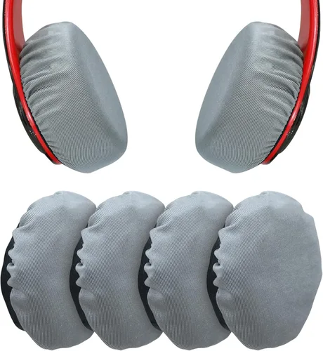 Vista 10 de Almohadillas para auriculares, PChero 2 pares de almohadillas para auriculares lavables y elásticas, protectores para auriculares, cubierta