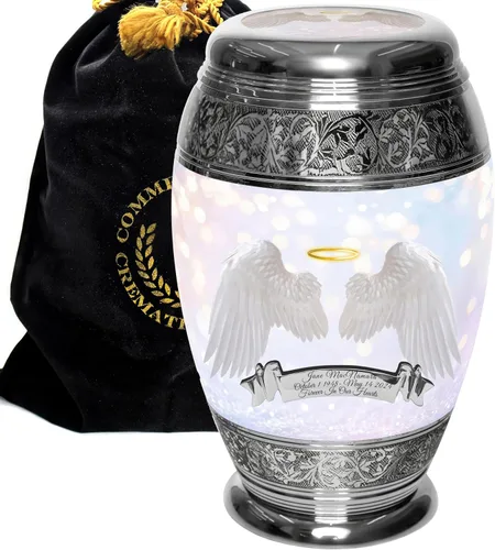 Vista 24 de Urnas de Cremación Conmemorativas para Cenizas Humanas de Adultas Femeninas - Urnas Personalizadas y Decorativas - Urnas Bellamente Hechas a Mano