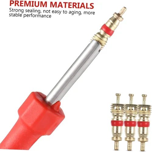 Vista 8 de DECHOUS Kit de reparación de neumáticos de 32 Uds., herramienta práctica de extracción de núcleos, kit de reparación de rueda de aleación