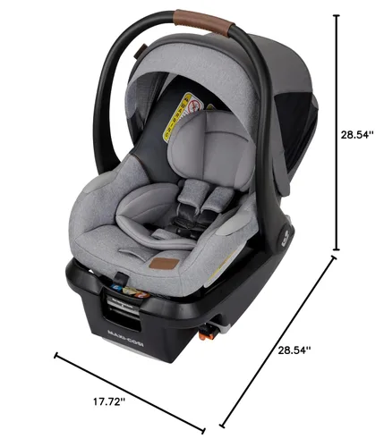 Vista 8 de Asiento de bebé para auto Mico™ Luxe+ de Maxi-Cosi: Asiento infantil para auto con base y función versátil de asiento de transporte para bebé, Urban