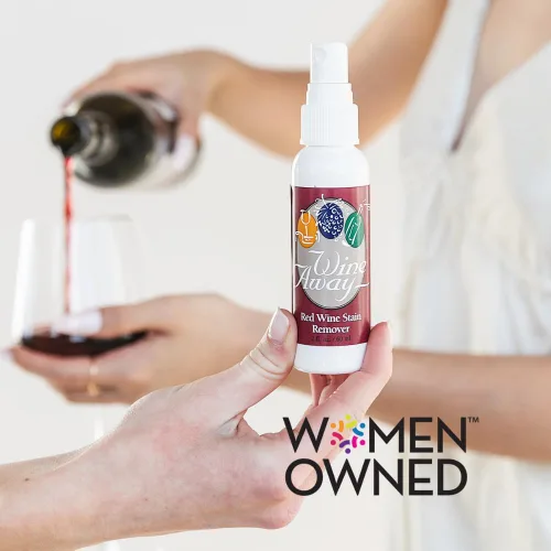 Vista 9 de Wine Away Removedor de manchas de vino tinto – Elimina las manchas de vino de la tela y la alfombra – Tamaño apto para viajes – Removedor de manchas