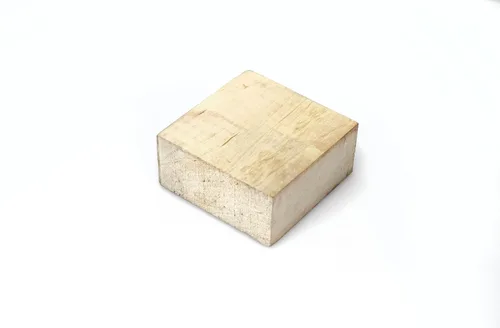 Vista 10 de Exotic Wood Zone Cuenco de madera sin terminar secado al horno, bloques cuadrados de madera dura para entusiastas de la carpintería de bricolaje