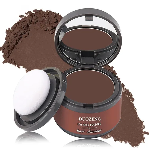 Vista 9 de Cubierta de raíz en polvo para cabello fino (7# castaño castaño) para mujeres y hombres