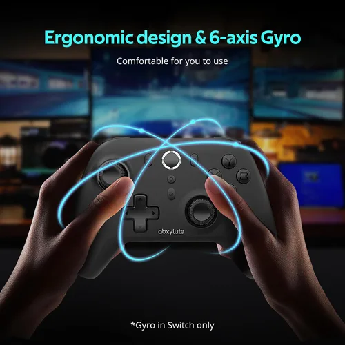 Vista 8 de C6 Wireless PC Controller, Bluetooth Game Controller- 1000Hz Polling Rate- Hall Effect Joystick for Windows PC, Nintendo Switch, Switch 2, Steam