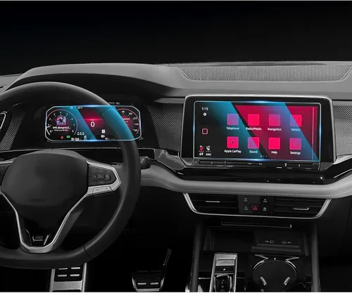 Vista 55 de Protector de pantalla para Chevrolet Trailblazer 2024 2025 2026 – (2 piezas) vidrio templado 9H HD – Chevy Trailblazer (LS, LT, Activ, RS) pantalla