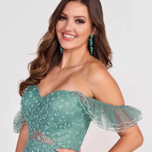 Vista 3 de Aretes largos colgantes de diamantes de imitación brillantes con forma de lágrima de cristal para mujeres, bodas, novias, joyería de graduación