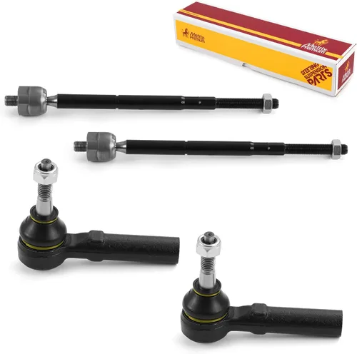 Vista 17 de Metrix Premium Chassis Parts - Kit de 4 piezas de extremos de barra de acoplamiento frontal exterior e interior compatible con Nissan Pathfinder